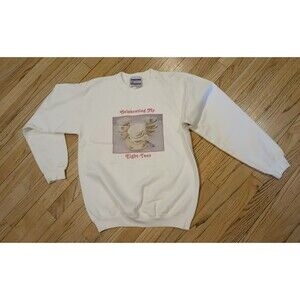 Hanes Ultimate Women's Vintage Celebrating My Eight-Teas Sweatshirt Grandma Gift